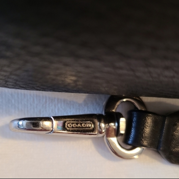 ⭐️COACH DEMI VINTAGE BLACK LEATHER SMALL SHOULDER BAG HANDBAG #9860 - Picture 8 of 11